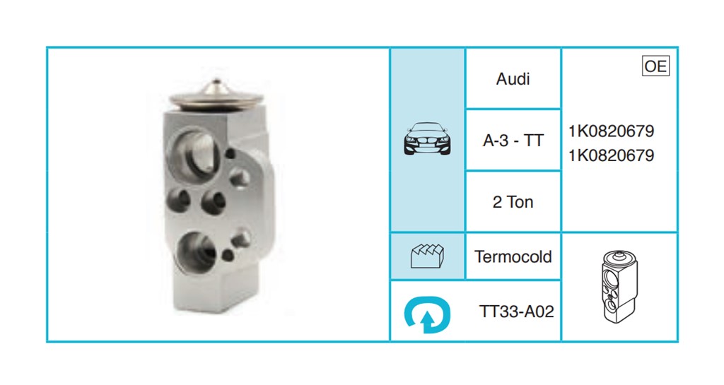 AUDI A3 - TT Expansion Valf TT33-A02