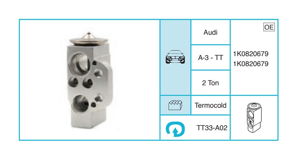 AUDI A3 - TT Ekspansiyon Valf TT33-A02