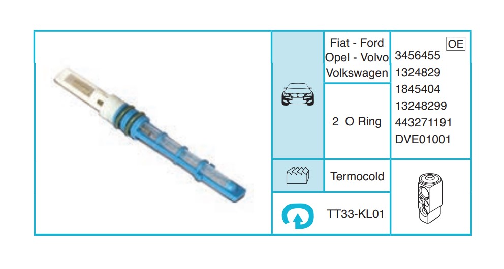 OPEL - Kalem Tipi Ekspansiyon TT33-KL01
