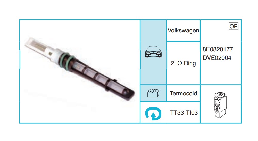 VOLKSWAGEN - Kalem Tipi Ekspansiyon TT33-KL03