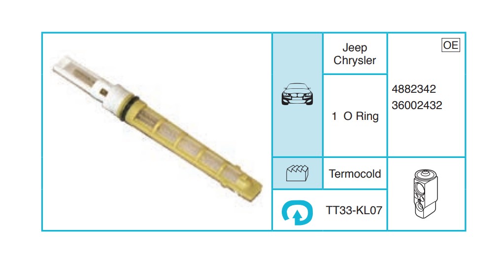 JEEP - Kalem Tipi Ekspansiyon TT33-KL07