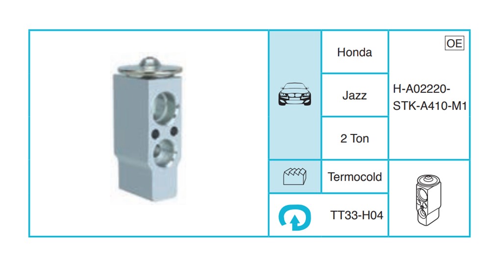 HONDA Civic Expansion Valf TT33-H04