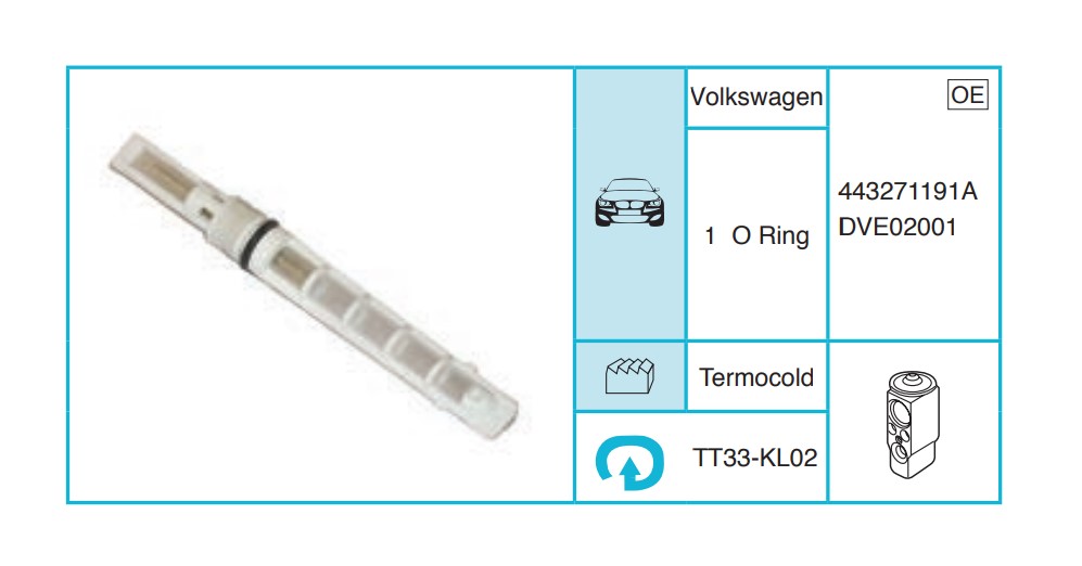 VOLKSWAGEN - Kalem Tipi Ekspansiyon TT33-KL02