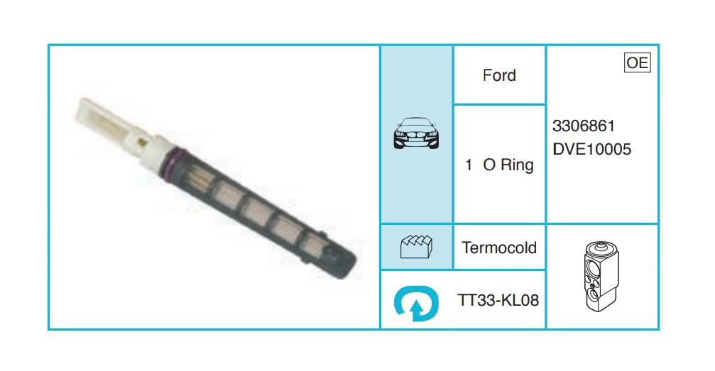 FORD - Kalem Tipi Ekspansiyon TT33-KL08