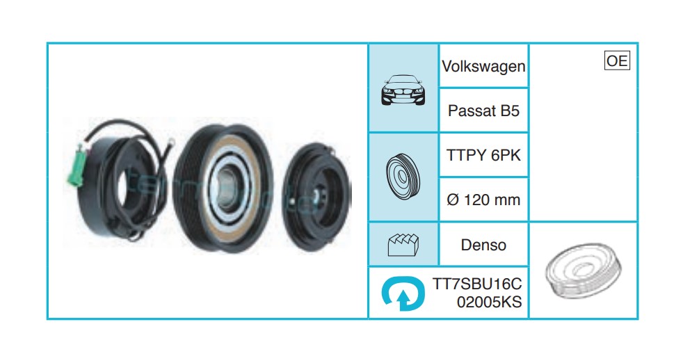 VOLKSWAGEN Passat B5 Kasnak Seti TT7SBU16C02005KS