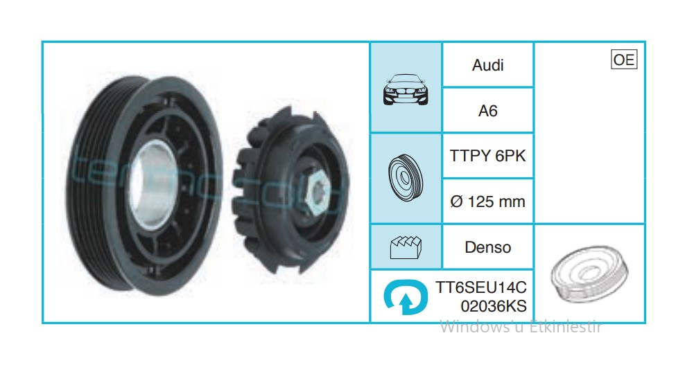 AUDI A5 - Q5 Kasnak Seti TT6SEU14C02036KS