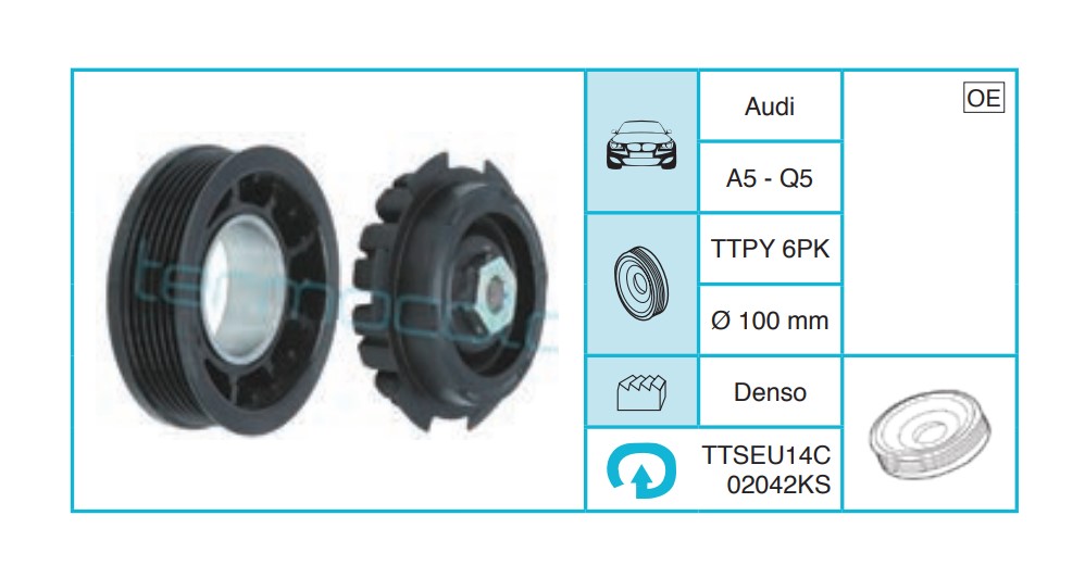 AUDI A6 Kasnak Seti TTSEU14C02042KS