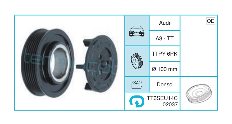 AUDI A3 - TT Kasnak Seti TT6SEU14C02037