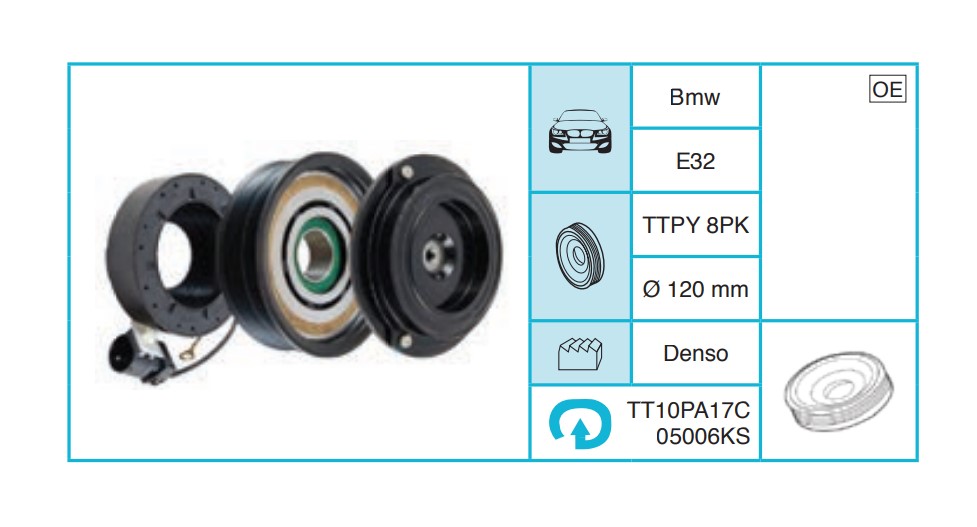 BMW E32 Kasnak Seti TT10PA17C05006KS