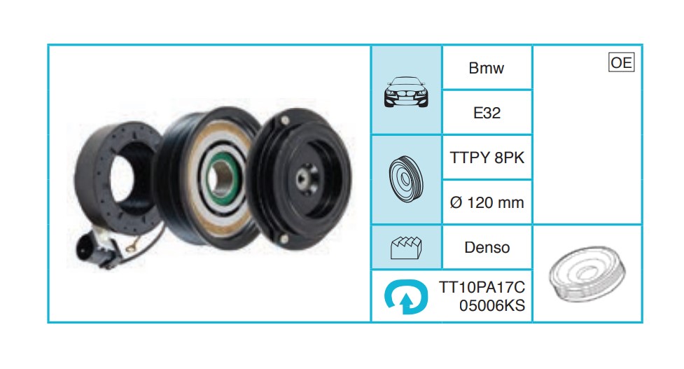 BMW E32 Kasnak Seti TT10PA17C05006KS