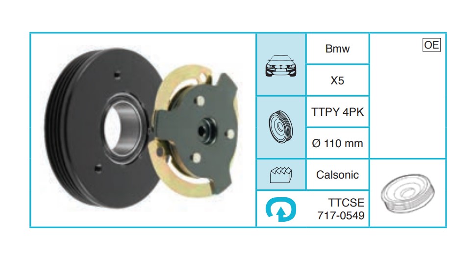 BMW X5 Kasnak Seti TTCSE717-0549