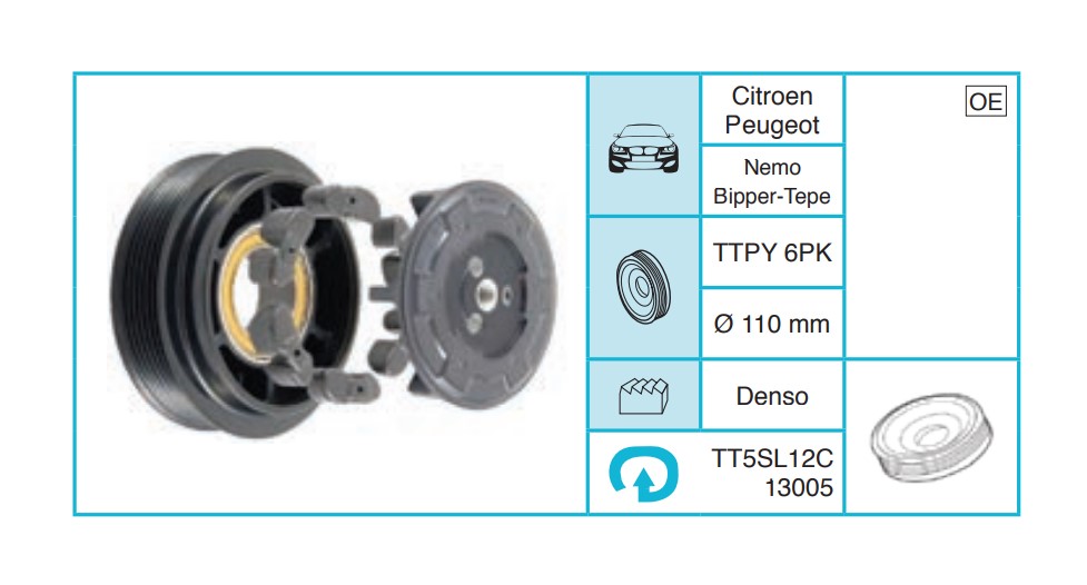 CITROEN Nemo Kasnak Seti TT5SL12C13005