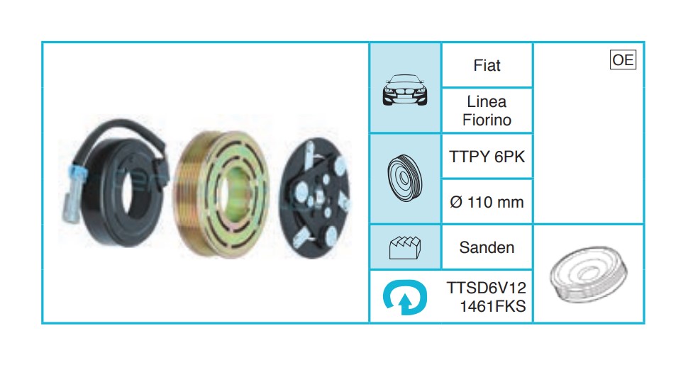 FIAT Linea Fiorino Kasnak Seti TTSD6V121461FKS