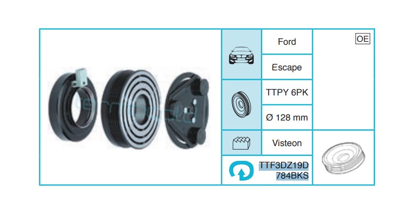 FORD Connect Old Kasnak Seti TTF3DZ19D784BKS