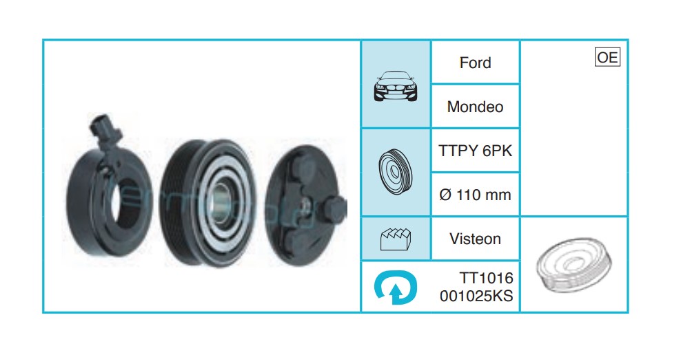 FORD Focus-Fiesta Mondeo Kasnak Seti TT1016001025KS