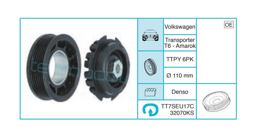 VOLKSWAGEN Transporter T6 - Amarok Kasnak Seti TT7SEU17C32070KS