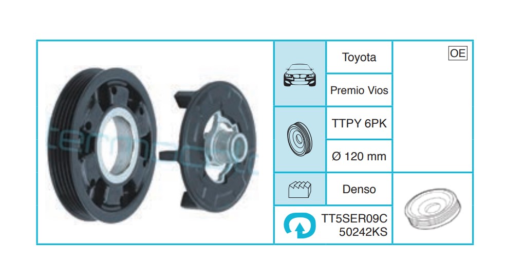 TOYOTA Premio Vios Kasnak Seti TT5SER09C50242KS