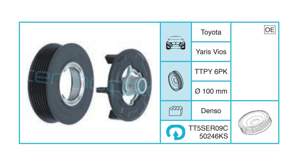 TOYOTA Yaris Vios Kasnak Seti TT5SER09C50246KS