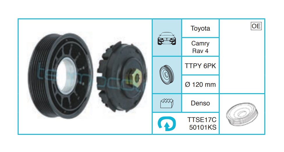 TOYOTA Camry Rav 4 Kasnak Seti TTSE17C50101KS