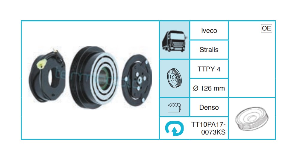 IVECO Stralis Kasnak Seti TT10PA17-0073KS