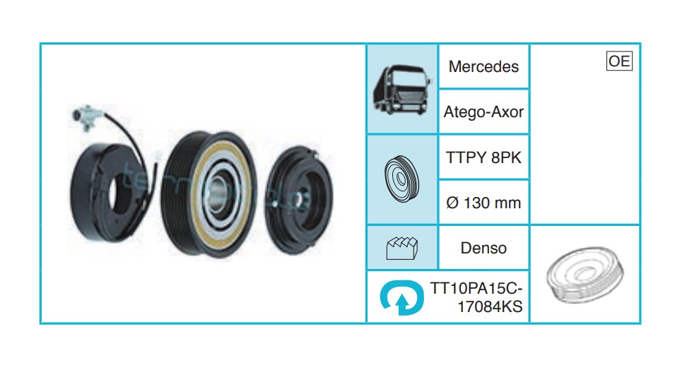 MERCEDES Atego-Axor Kasnak Seti TT10PA15C17084KS