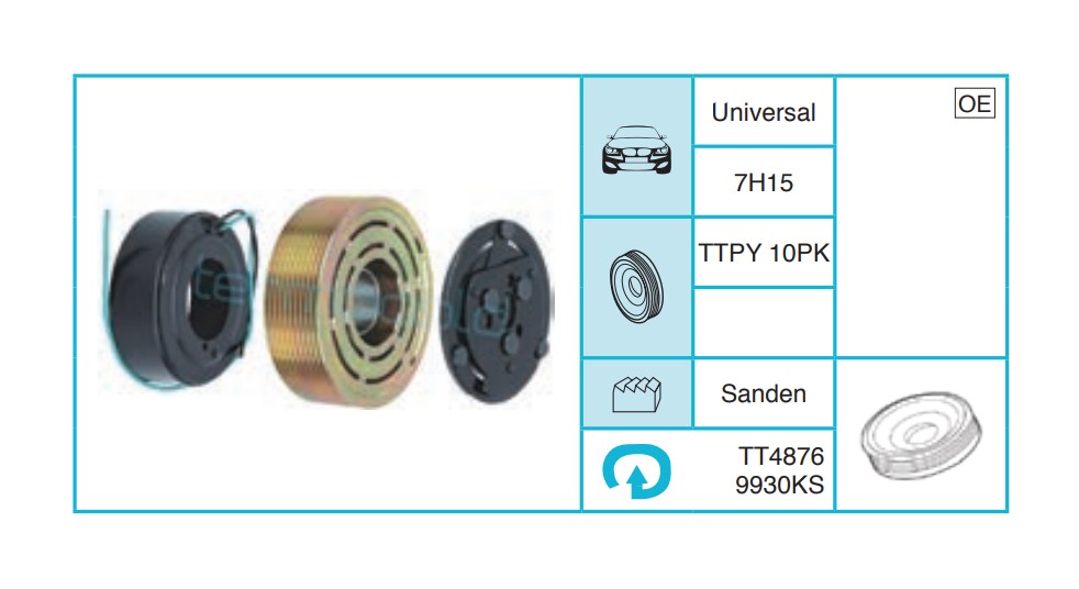 UNIVERSAL 7H15 Kasnak Seti TT48769930KS