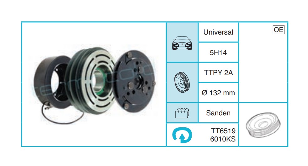 UNIVERSAL 5H14 Kasnak Seti TT65196010KS