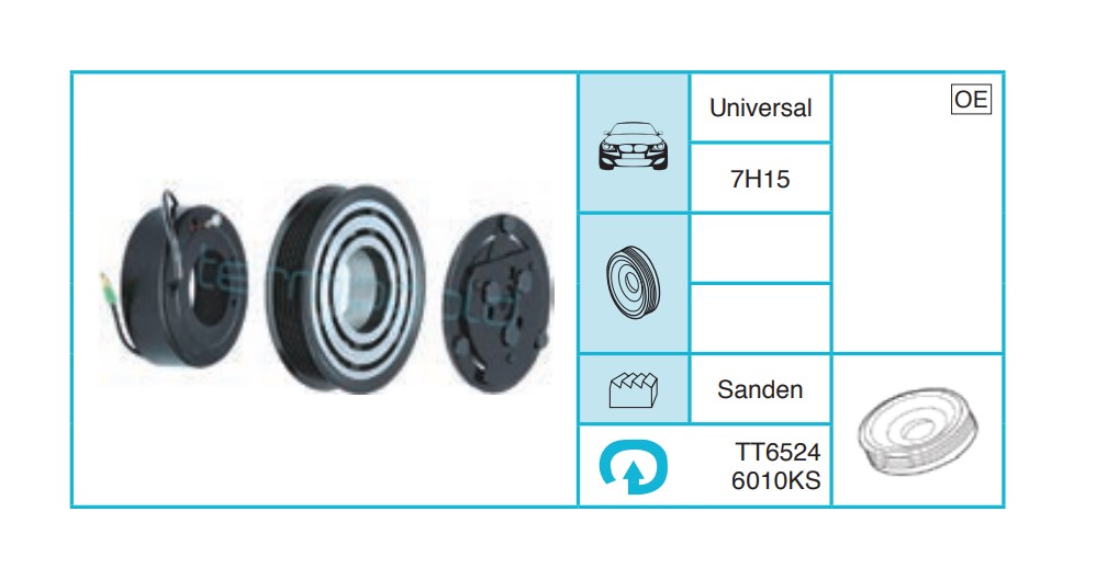 UNIVERSAL 7H15 Kasnak Seti TT65246010KS