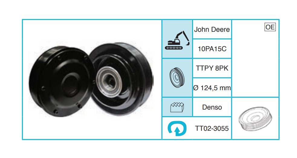 İŞ MAKİNASI & TRAKTÖR John Deere Kasnak Seti TT02-3055