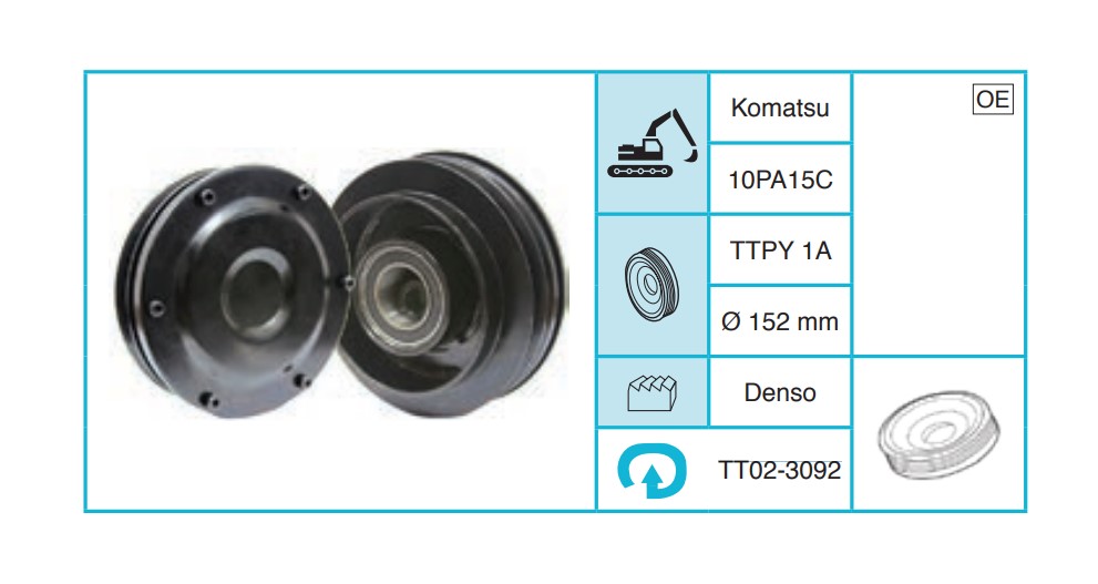 KOMATSU - Kasnak Seti TT02-3092