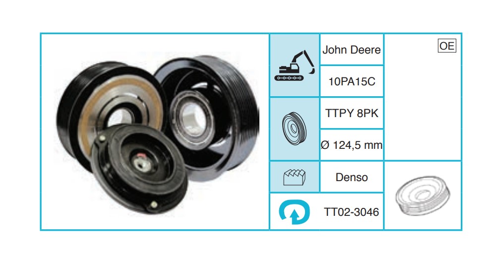 JOHN DEERE - Kasnak Seti TT02-3046