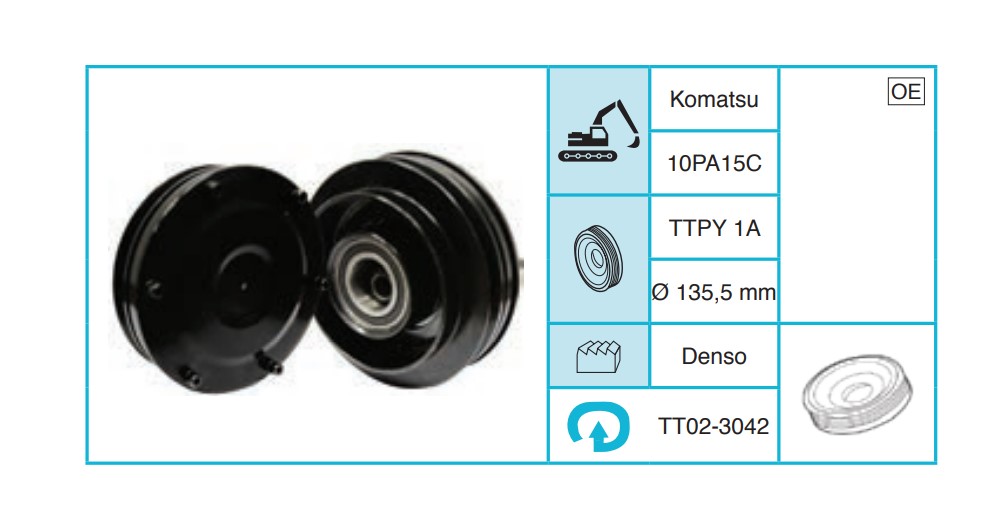 KOMATSU - Kasnak Seti TT02-3042