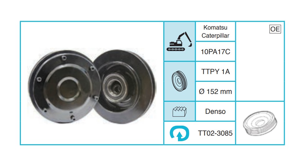 KOMATSU - Kasnak Seti TT02-3085