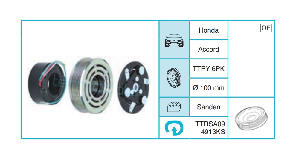 HONDA Accord Kasnak Seti TTRSA094913KS