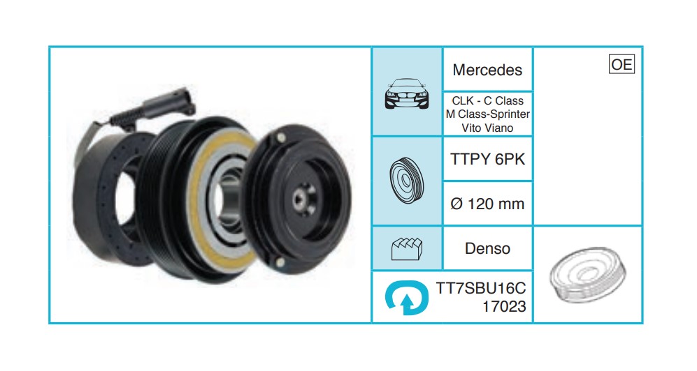 MERCEDES CLK - C Class M Class-Sprinter Vito Viano Kasnak Seti TT7SBU16C17023