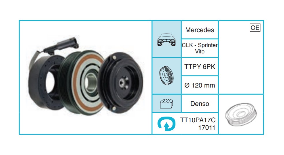 MERCEDES CLK - Sprinter Vito Kasnak Seti TT10PA17C17011