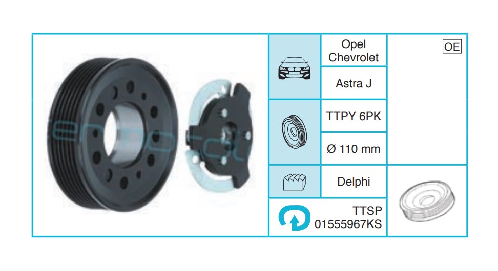 OPEL Astra J Kasnak Seti TTSP01555967KS