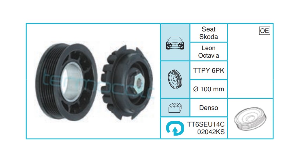 SKODA Octavia Kasnak Seti TT6SEU14C02042KS