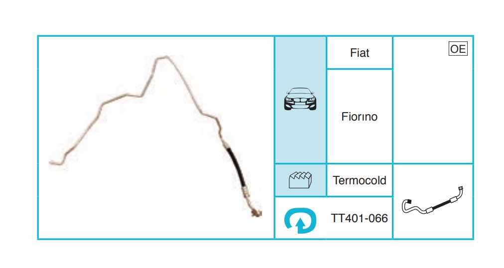 FIAT Fiorino Hortum TT401-066