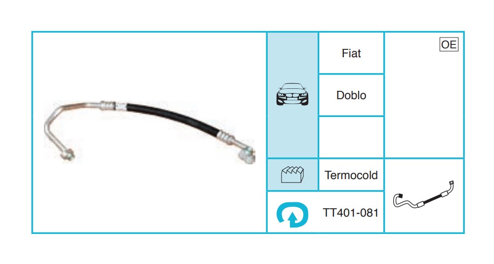 FIAT Doblo Hortum TT401-081