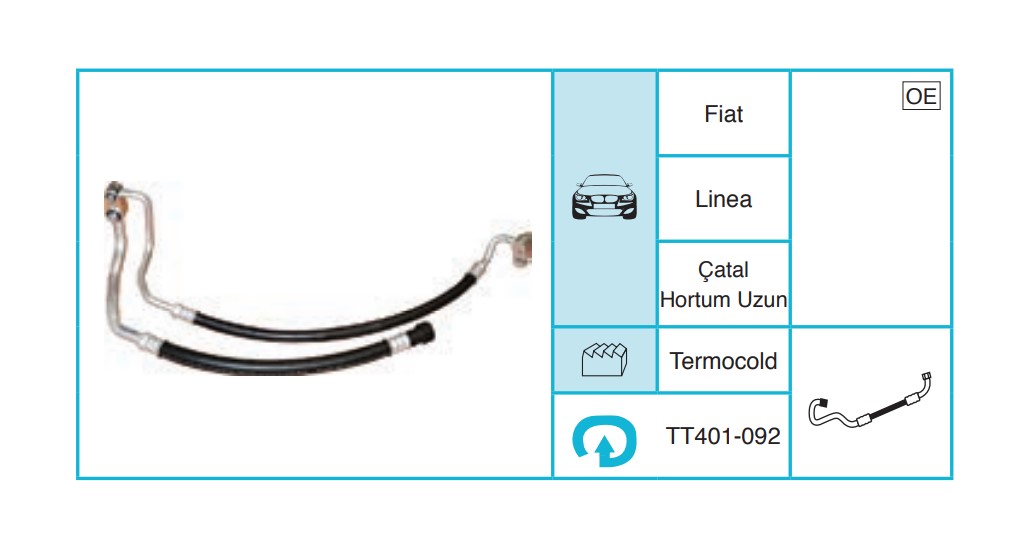 FIAT Linea Hortum TT401-092