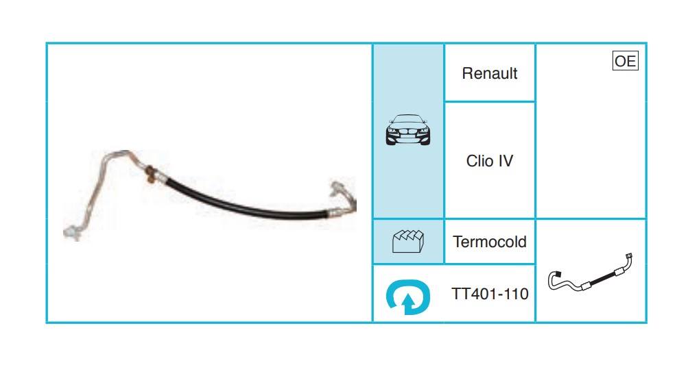 RENAULT Clio IV Hortum TT401-110