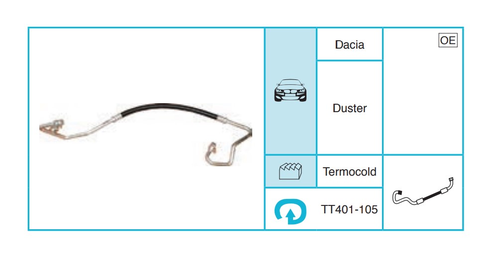 DACIA Duster Hortum TT401-105