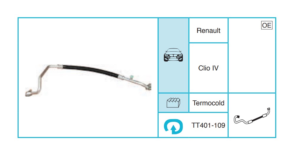 RENAULT Clio IV Hortum TT401-109