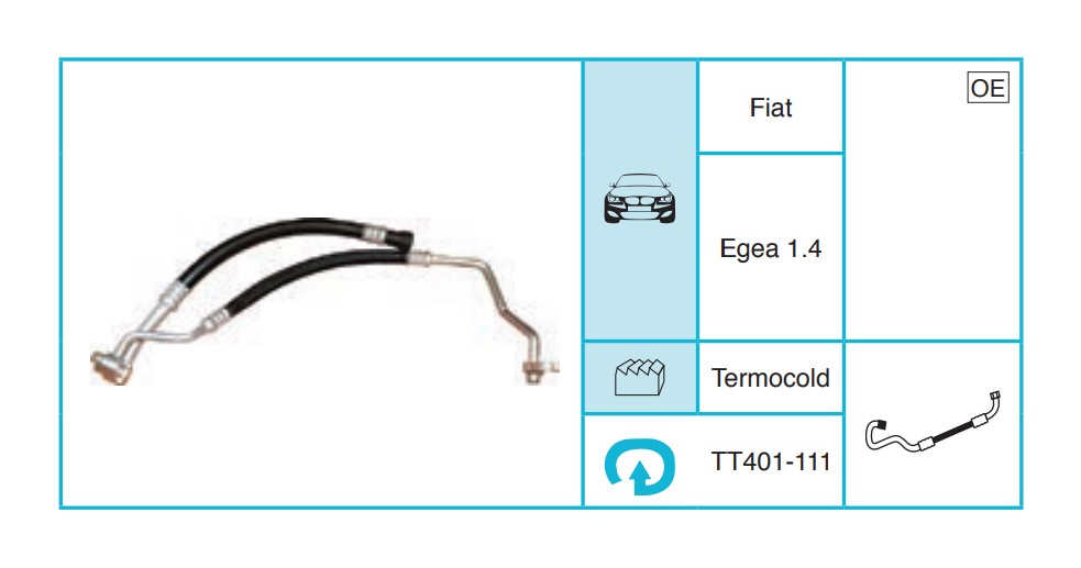 FIAT Egea 1.4 Hortum TT401-111