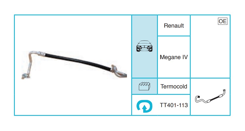 RENAULT Megane IV Hortum TT401-113