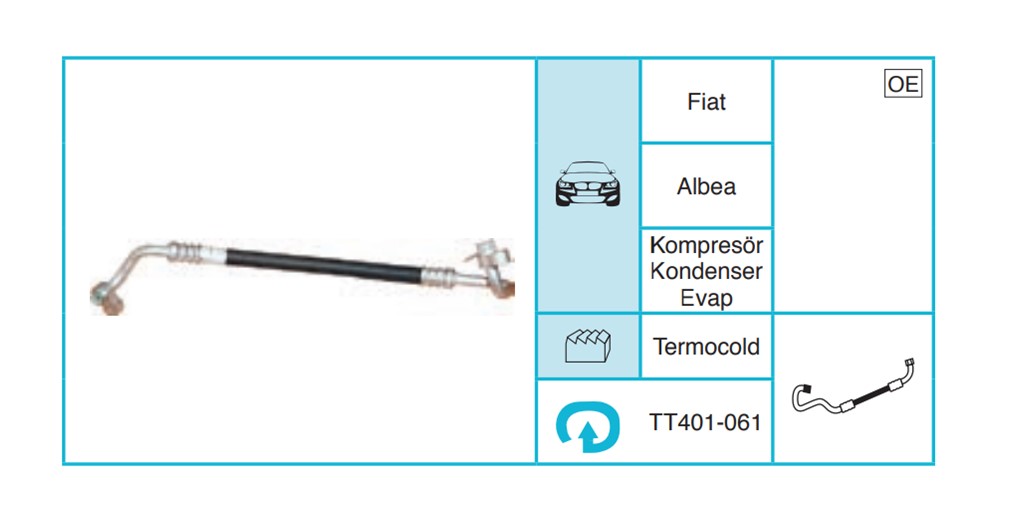 FIAT Albea Hortum TT401-061