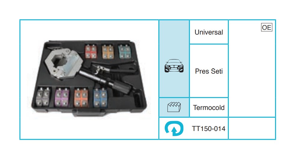 UNIVERSAL 150-014 Servis Ekipmanları ve Aksesuarlar TT150-014