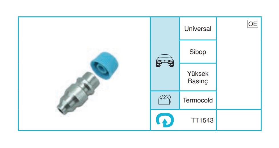UNIVERSAL 1543 Servis Ekipmanları ve Aksesuarlar TT1543