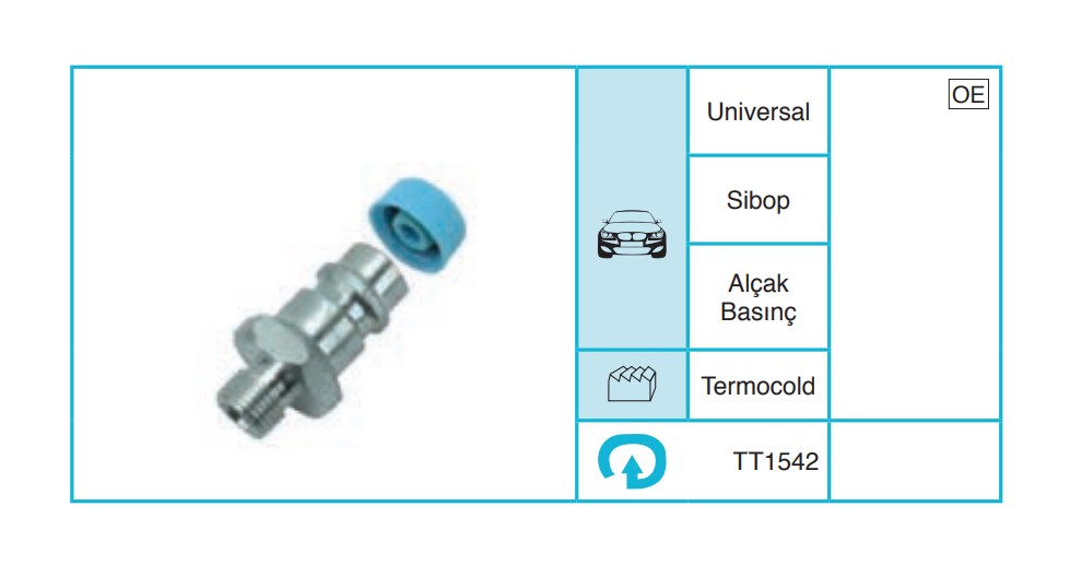 UNIVERSAL 1542 Servis Ekipmanları ve Aksesuarlar TT1542